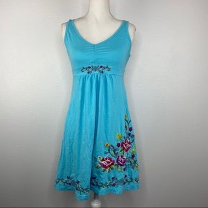 Johnny Was Embroidered Dress